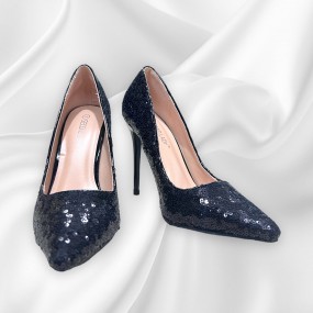 TACCO NERO PAIETTES
