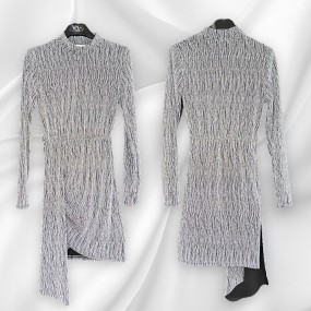 Vestito satinato corto