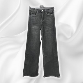 Jeans nero palazzo