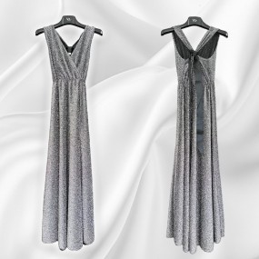 Vestito satinato lungo