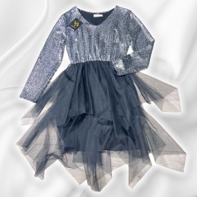 ABITO paiettes-tulle