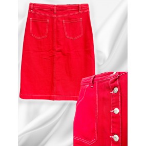 gonna jeans lunga