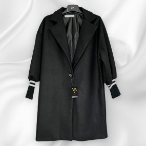 Cappotto foderato con polsini