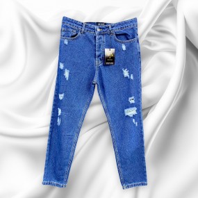 Jeans Strappato lavaggio scuro